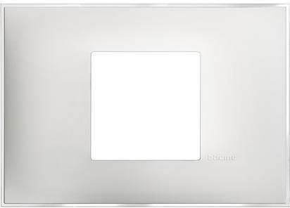 Рамка 2 мод. за монтаж върху конзола 3 мод. цвят Леден сатен (Ice satin) Classia Bticino /блистер/