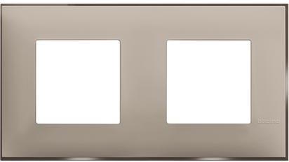 Рамка 2+2 мод. цвят Крем сатен (Cream satin) Classia Bticino /блистер/