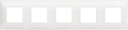 Рамка 2+2+2+2+2 мод. цвят Бял (White) Classia Bticino /блистер/