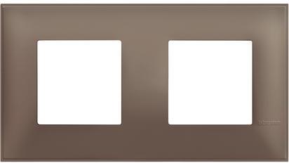 Рамка 2+2 мод. цвят Кафяв мат (Terra soft) Classia Bticino /блистер/