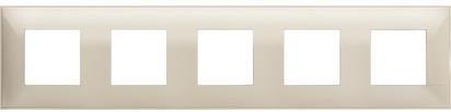 Рамка 2+2+2+2+2 мод. цвят Крем (Cream) Classia Bticino /блистер/