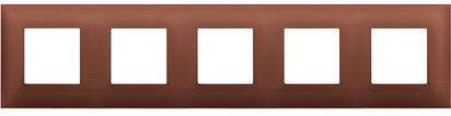 Рамка 2+2+2+2+2 мод. цвят Керемидено (Siena soft) Classia Bticino /блистер/