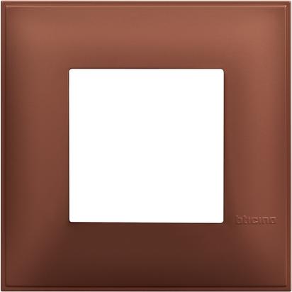 Рамка 2 мод. цвят Керемидено (Siena soft) Classia Bticino /блистер/