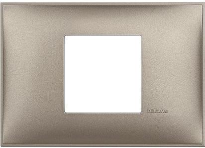 Рамка 2 мод. за монтаж върху конзола 3 мод. цвят Титан (Titanium metal) Classia Bticino /блистер/
