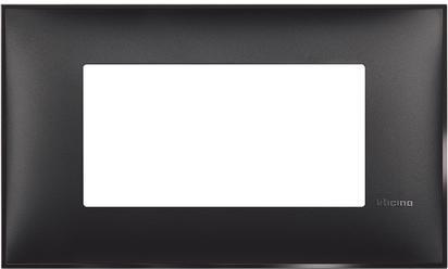 Рамка 4 мод. цвят Черен сатен (Black satin) Classia Bticino /блистер/