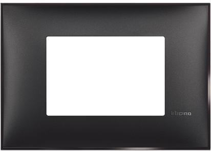 Рамка 3 мод. цвят Черен сатен (Black satin) Classia Bticino /блистер/