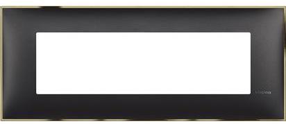 Рамка 7 мод. цвят Черен със злато (Black gold) Classia Bticino /блистер/