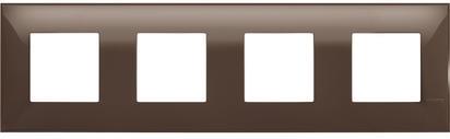Рамка 2+2+2+2 мод. цвят Мока (Moka) Classia Bticino /блистер/