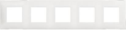Рамка 2+2+2+2+2 мод. цвят Леден сатен (Ice satin) Classia Bticino /блистер/