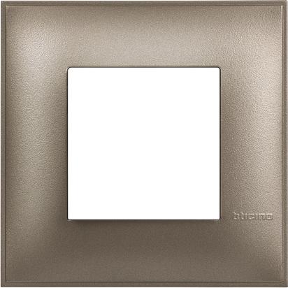 Рамка 2 мод. цвят Титан (Titanium metal) Classia Bticino /блистер/