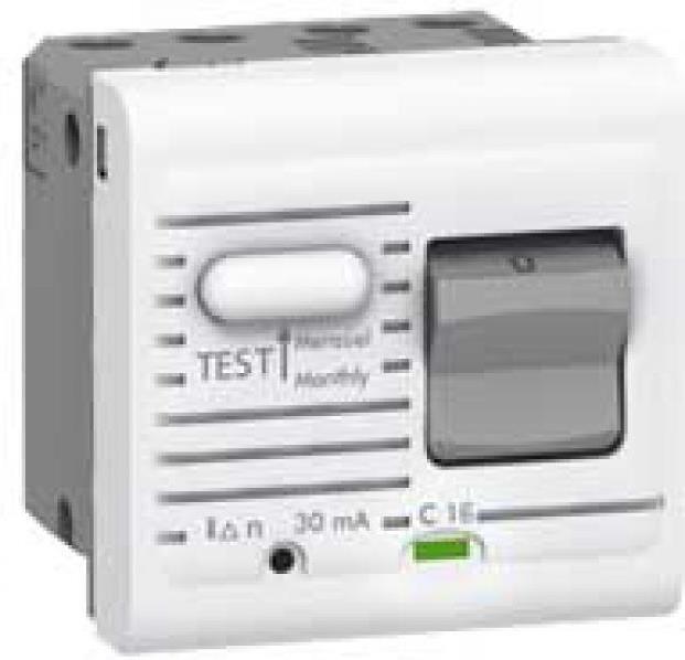 ДТЗ комбинирана 1P+N 10A крива C 10mA тип AC 3kA 2 мод. Mosaic Legrand