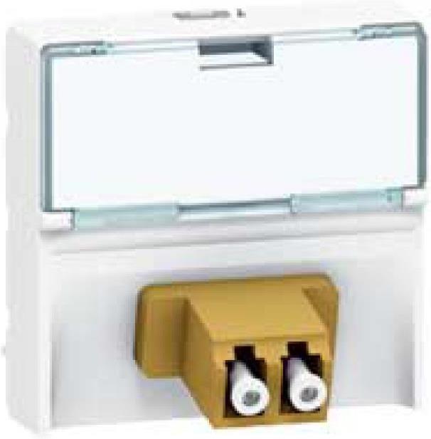 Розетка за оптични кабели 2xLC 2 мод. цвят бял Mosaic Legrand