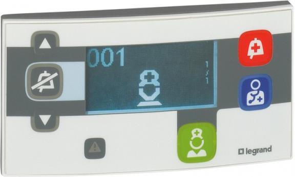 Интерфейс за болнична стая за 2 легла IP42 антибактериал 4 мод. Mosaic Legrand