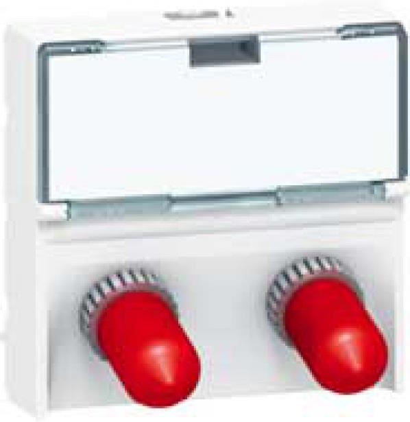 Розетка за оптични кабели 2xST 2 мод. цвят бял Mosaic Legrand