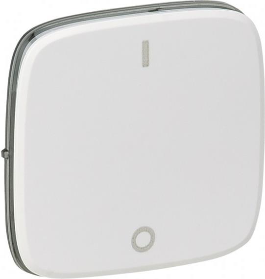 Лицев панел за двуполюсен ключ 1/0 цвят Бял Valena Allure Legrand