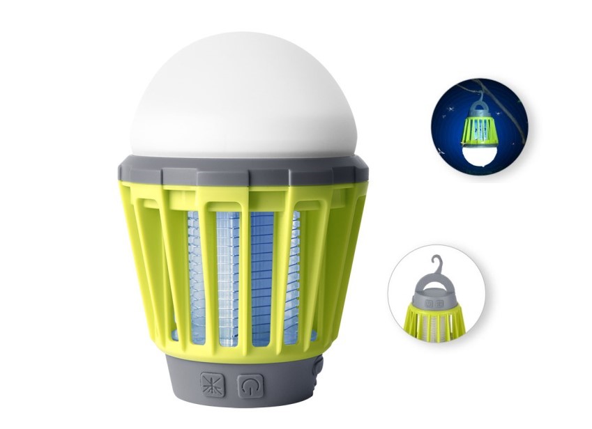 Мултифункционална LED лампа 1W 180 lm с акумулатор 2,0 Ah, РЕЖИМ ПРОТИВ КОМАРИ, зареждане през USB, IPХ6 Commel