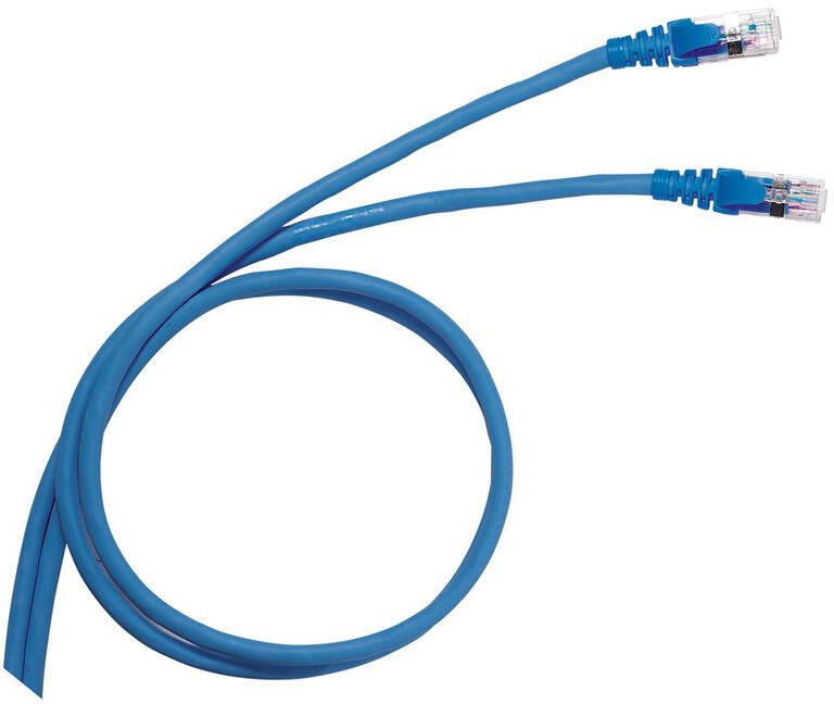 Корда Cat.6 U/UTP PVC синя – 1m LCS3 Legrand