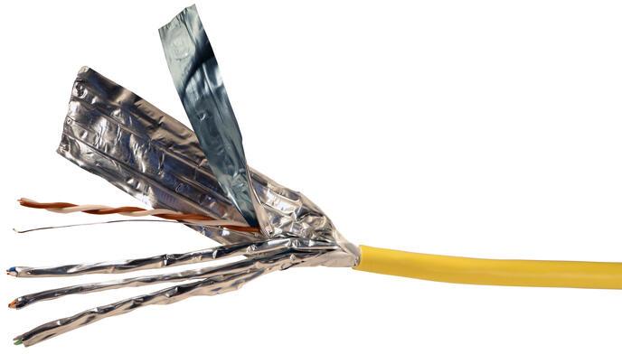 Кабел Cat.6A F/FTP LSZH Dca жълт – 500m LCS3 Legrand