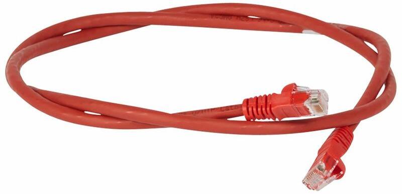 Корда Cat.6 U/UTP LSZH червена – 2m LCS3 Legrand