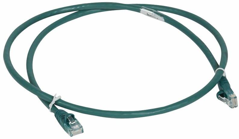 Корда Cat.6 U/UTP LSZH зелена – 5m LCS3 Legrand