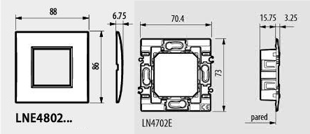 Рамка 2 мод. метална Sand за обикновена конзола 50мм AIR LL Bticino /до изчерпване/