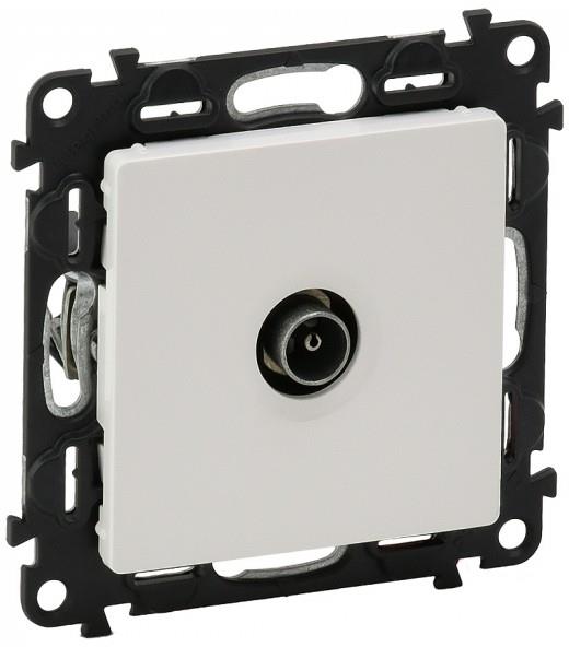 Розетка TV крайна от серия 10dB цвят бял Valena Life Legrand