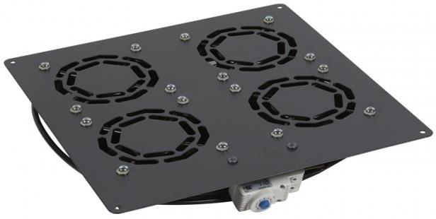 Вентилаторен блок 4х с термостат за стоящ шкаф Legrand