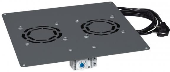 Вентилаторен блок 2х с термостат за стоящ шкаф Legrand