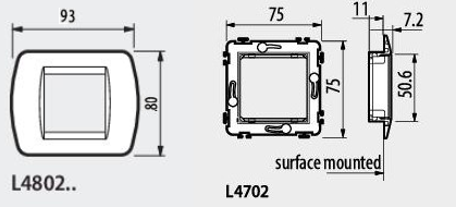 Рамка 2 мод. Light titanium LL International Bticino 