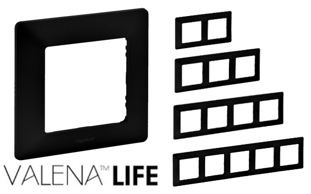 Черни рамки Valena Life Legrand