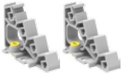 Комплект основи за 4 шини 12x2мм или 15x4мм Arnocanali