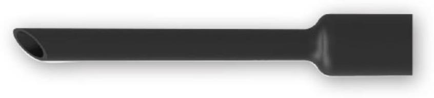 Термосвиваем шлаух черен 1м. Ф19мм свиваемост 2:1 /10бр. пакет/ Arnocanali