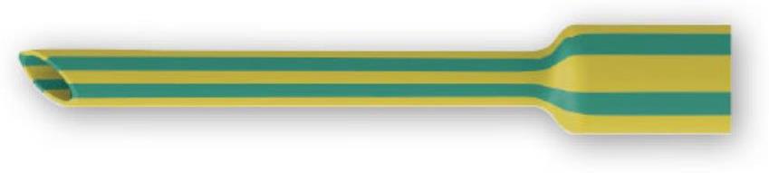 Термосвиваем шлаух жълто-зелен 1м. Ф4,8мм свиваемост 2:1 /25бр. пакет/ Arnocanali