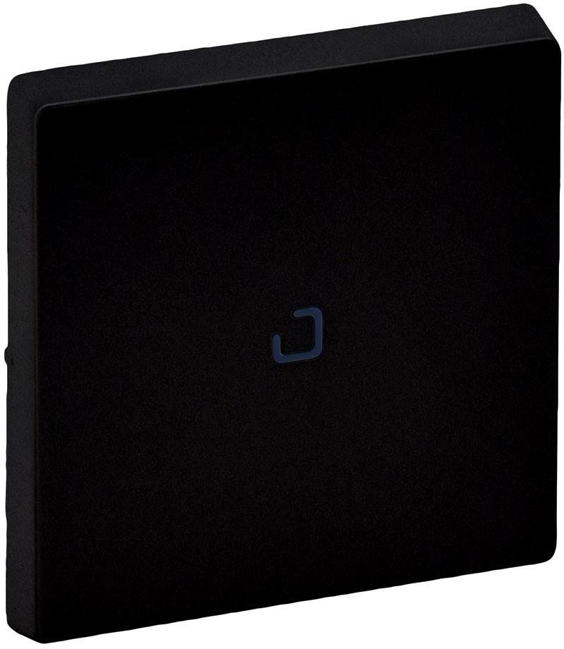 Лицев панел за ключ/бутон с индикация цвят Черен Valena Life Legrand