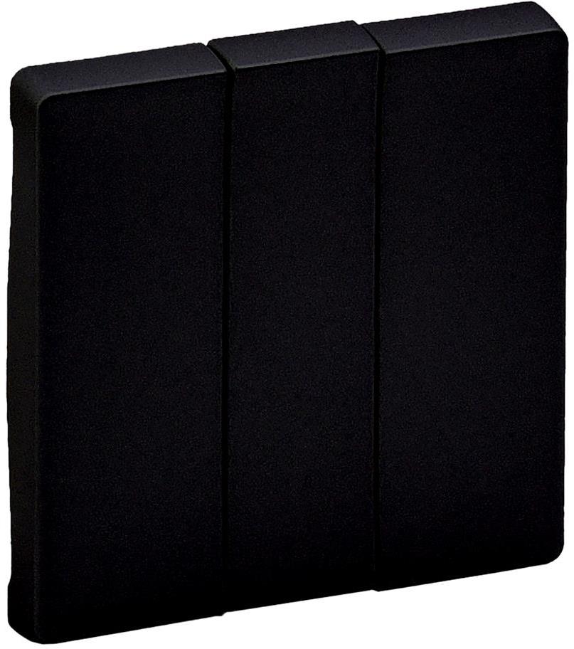 Лицев панел за троен ключ цвят Черен Valena Life Legrand