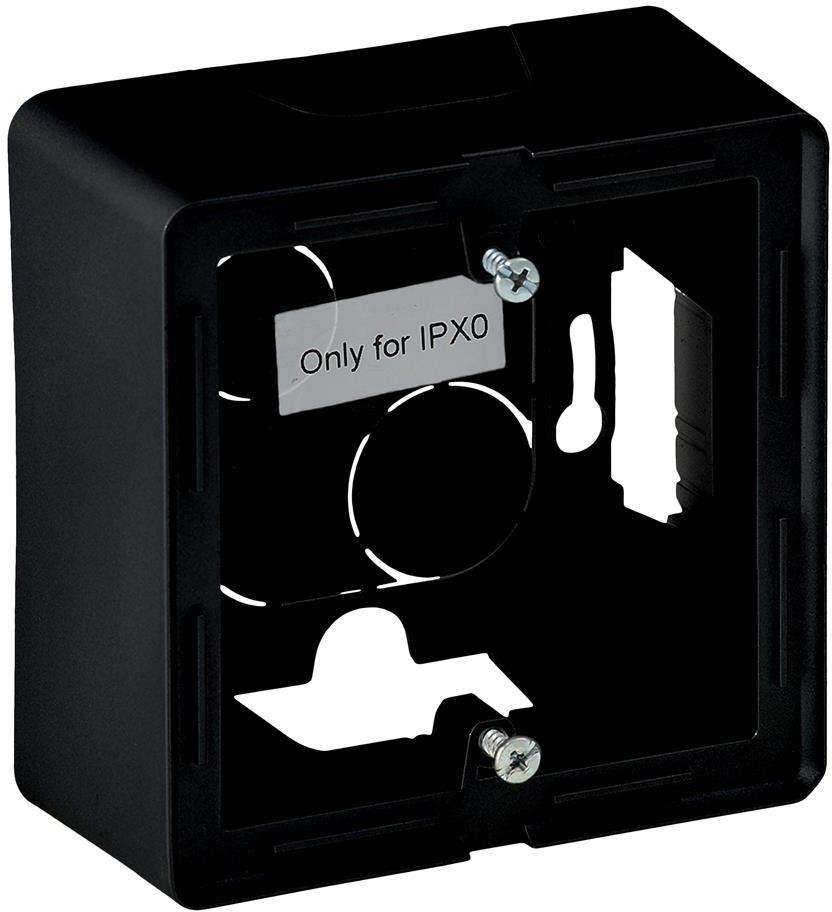 Единична конзола открит монтаж цвят черен Valena Life Legrand