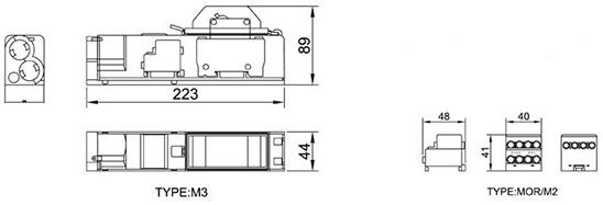 Разклонителна кутия IP54 за стълб M3 GAO