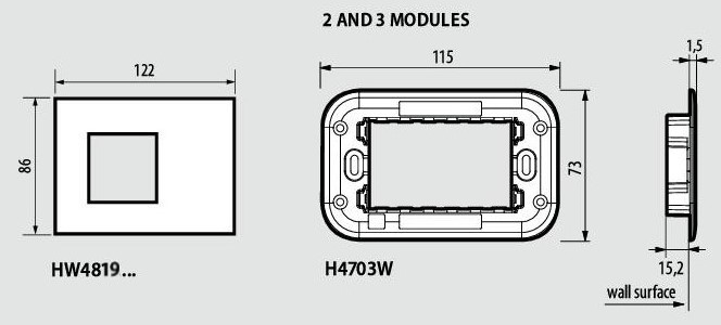 Рамка 2 мод. Oraque white (paintable) AIR Axolute Bticino