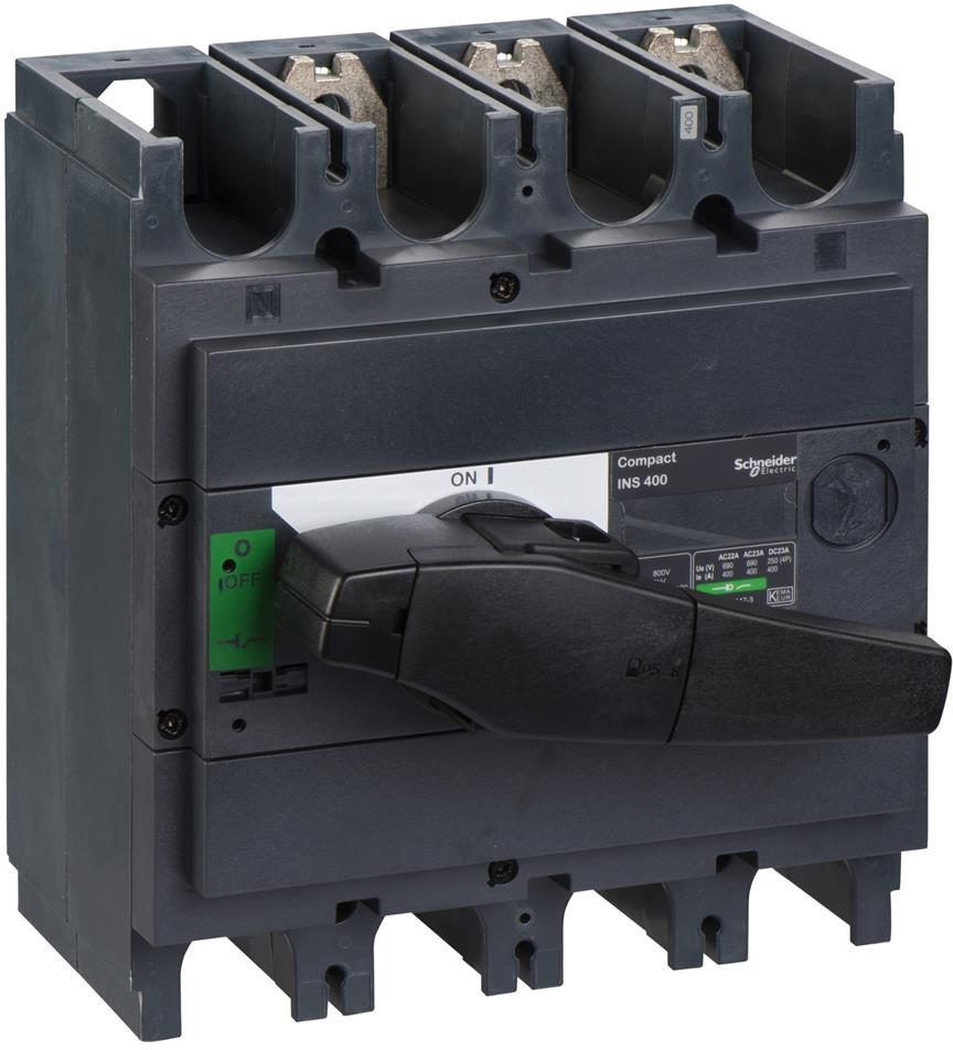 Товаров прекъсвач INS400 3P 400A с ръкохватка SE