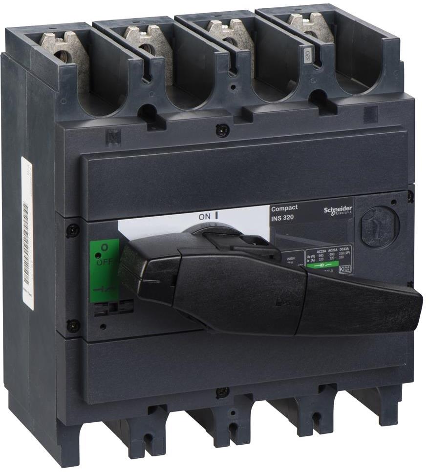 Товаров прекъсвач INS320 4P 320A с ръкохватка SE