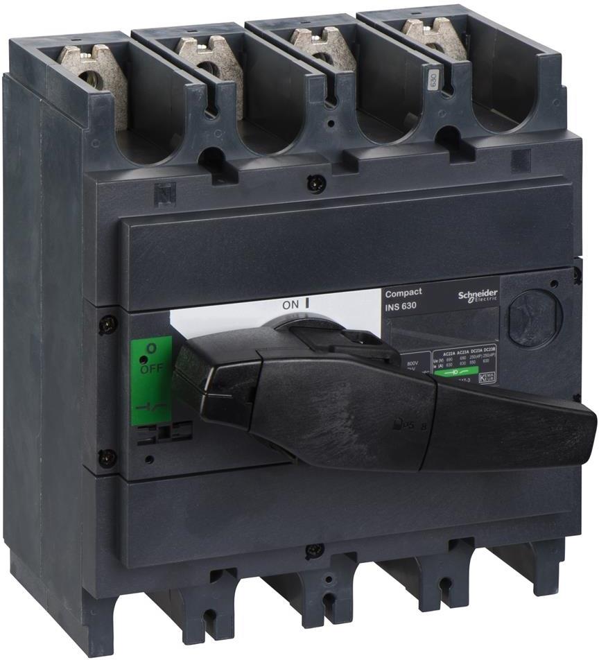 Товаров прекъсвач INS630 4P 630A с ръкохватка SE