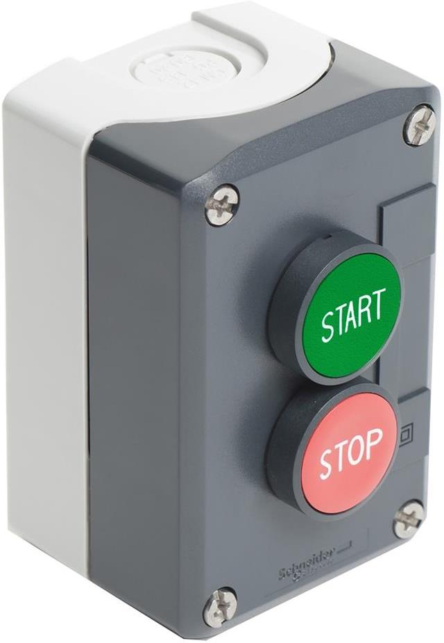 Бутониера с 2 бутона - зелен START | червен STOP SE