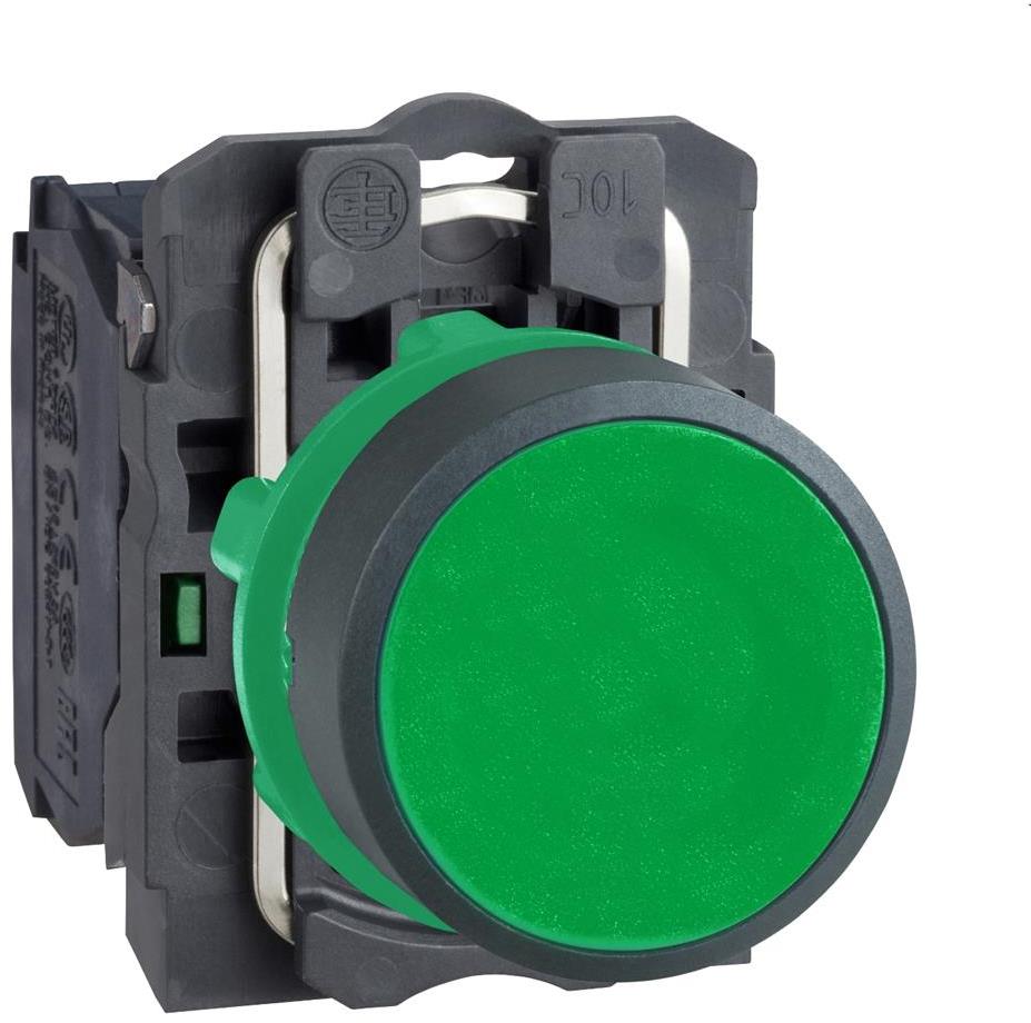 Бутон сглобен зелен 1NO Ø22mm XB5 SE