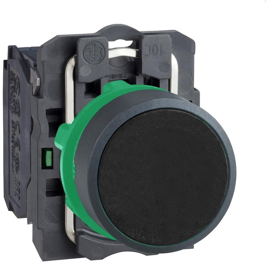 Бутон сглобен черен 1NO Ø22mm XB5 SE