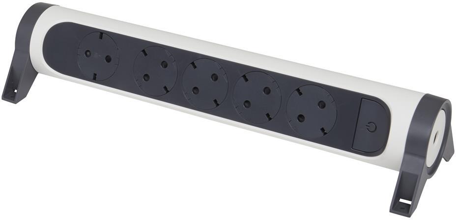 Разклонител БЯЛ 5x2P+E без кабел Premium NEW Legrand