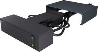 Разклонител TV ЧЕРЕН 4x2P+E + 4x2P с кабел 2 метра с гръмозащита Corner NEW Legrand