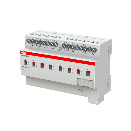 Актуатор изходи SA/S8.16.2.2 8х 230Vac 16A 8DIN KNX ABB