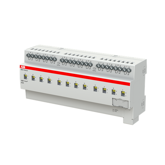 Актуатор изходи SA/S12.6.2.2 12х 230Vac 6A 12DIN KNX ABB