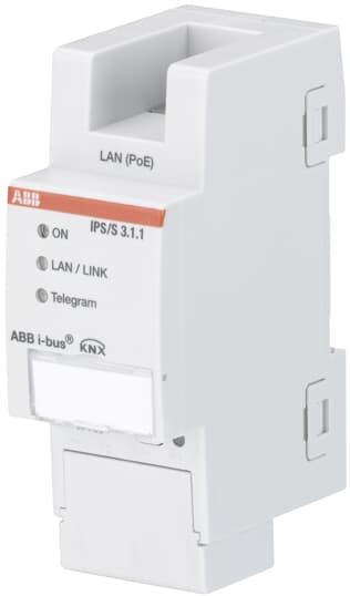 Системен интерфейс IP гейтуей IPS/S3.1.1 2DIN KNX ABB