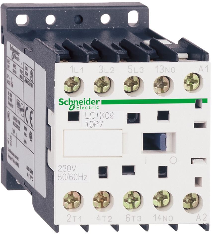 Контактор TeSys K 3P 2.2kW (6A AC-3) 1NO 230V 50Hz SE